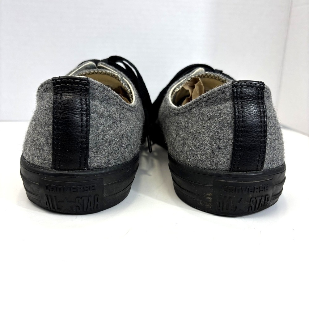 Converse All Star Ox Wizard Shoes Sneakers Mens Size‎ 11 Gray Wool Low Casual - Picture 3 of 13